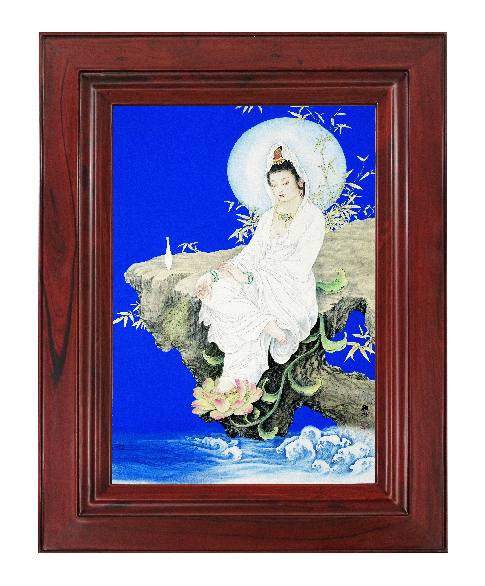 全國(guó)首款貴金屬名家畫作《觀自在》受熱捧